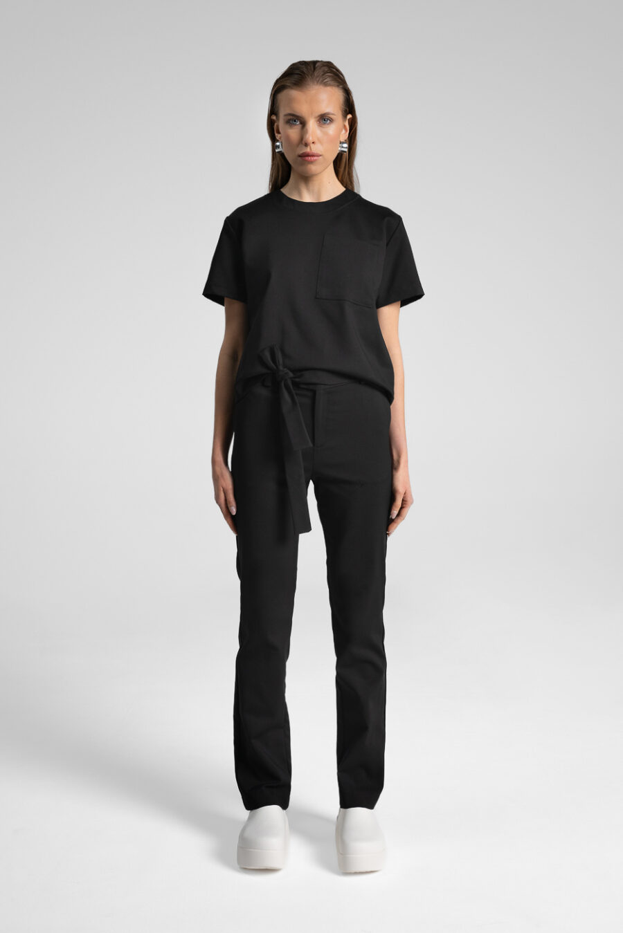 SET NO.2 BLACK - SPODNIE